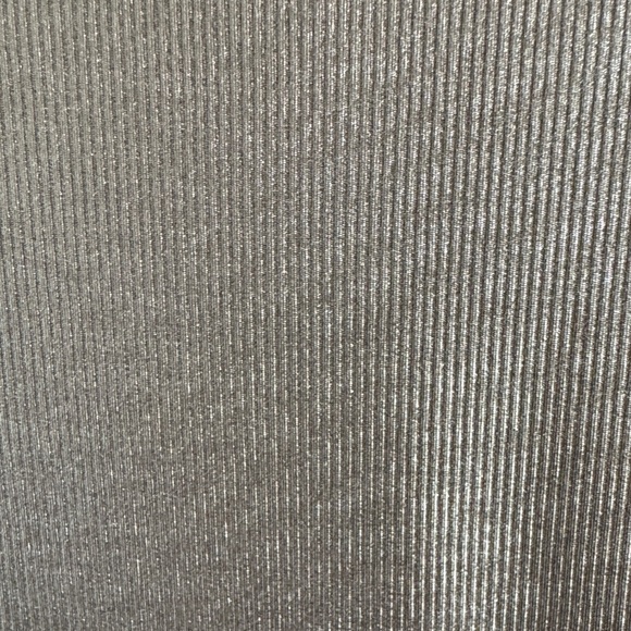 Nine West Shimmering Silver Short Sleeve Tee - Picture 2 of 3